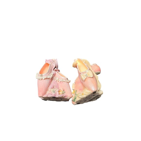 Two Vintage K's Collection Ballerina Toe Shoes Figurine - Picture 8 of 10
